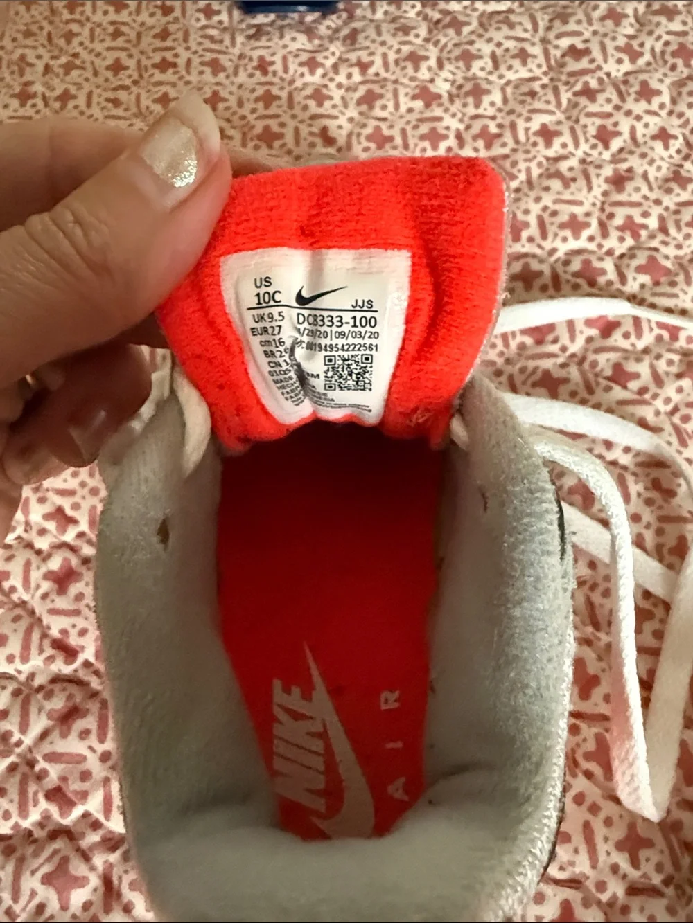 Toddler Nike Air Max 90 Sneakers - White, Gray & Infrared size 10c
